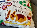 Special Corgi On Fleek XL Embroidered Cushion [Limited Edition]