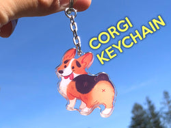 Corgi BUTT! Acrylic Keychain